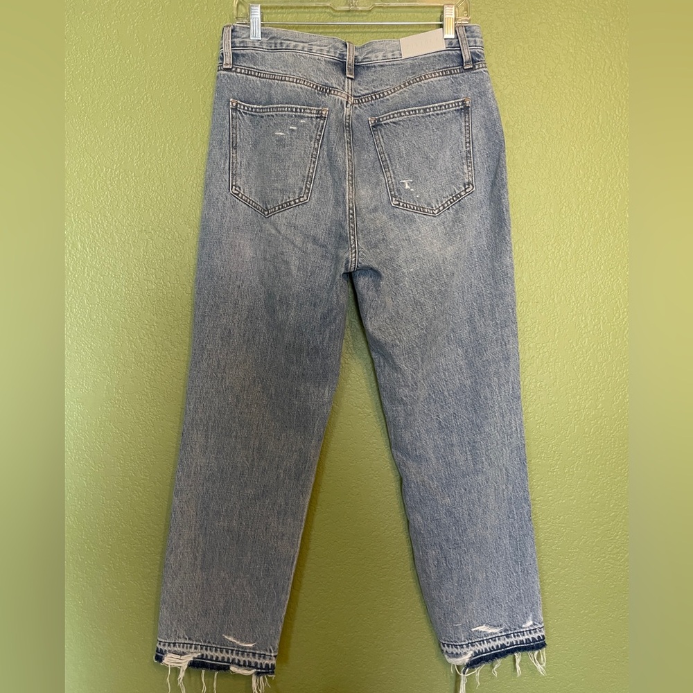 Pistola High Rise Wide Leg Distressed Jeans Size 29 - Picture 2 of 7